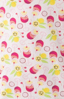 New SanSoleil Ladies SOLTEK Lux L/S Print Zip Mock Golf Sun Shirt - Spritz MSP$105-3