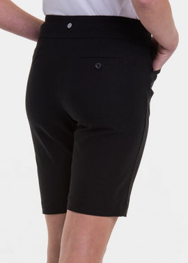 New EP NY Women's Black Pull-On Golf Shorts MSP$98 - 0