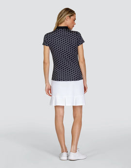 New Tail Women's Jacinda Short Sleeve Golf Top -Formation - Dark Navy Size XXL MSP$100 - 0