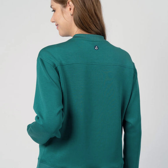 New Swannies Women's Margaret Pullover - Pine