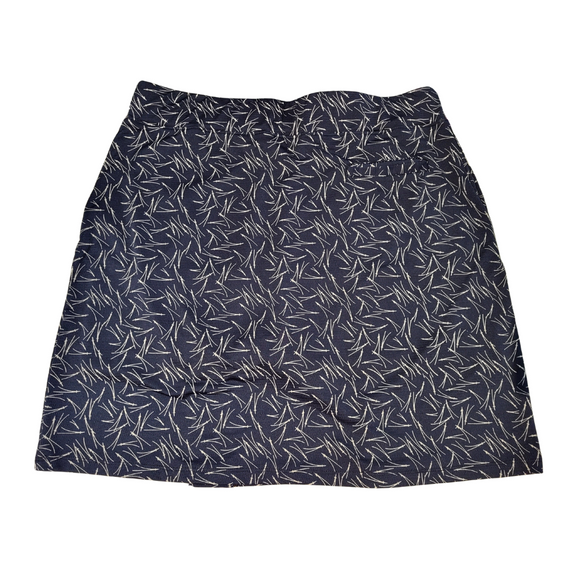 Sport Haley Navy & White Wisp Print Golf Skort Size M MSP$105