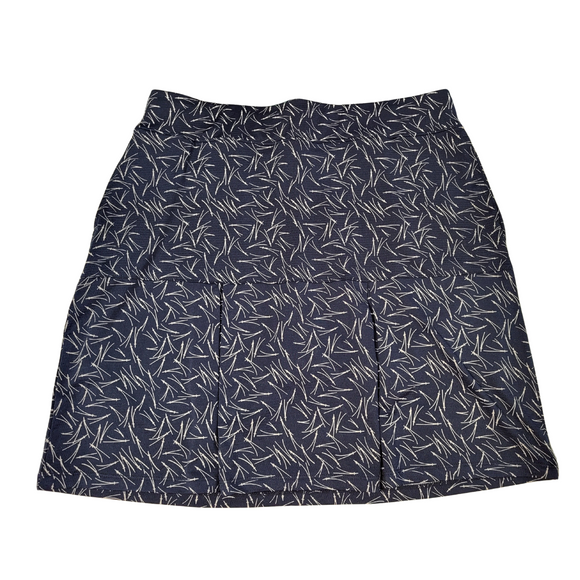 Sport Haley Navy & White Wisp Print Golf Skort Size M MSP$105