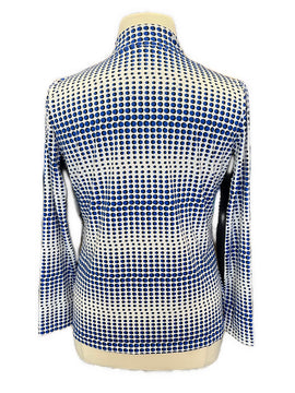 Tail Activewear White, Blue & Black Dot Print Golf Pullover Size XL MSP$100 - 0