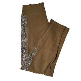 Zyia Active Olive Speckle Hi Rise Leggings Size 8-10 - 0