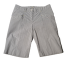 Nike Gray & White Striped Women's Golf Shorts Size 4-1