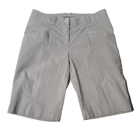 Nike Gray & White Striped Women's Golf Shorts Size 4