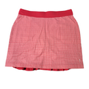 NEW Belyn Key 16.5" Pink Gingham Golf Skort Size M MSP$110-1