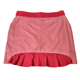 NEW Belyn Key 16.5" Pink Gingham Golf Skort Size M MSP$110 - 0