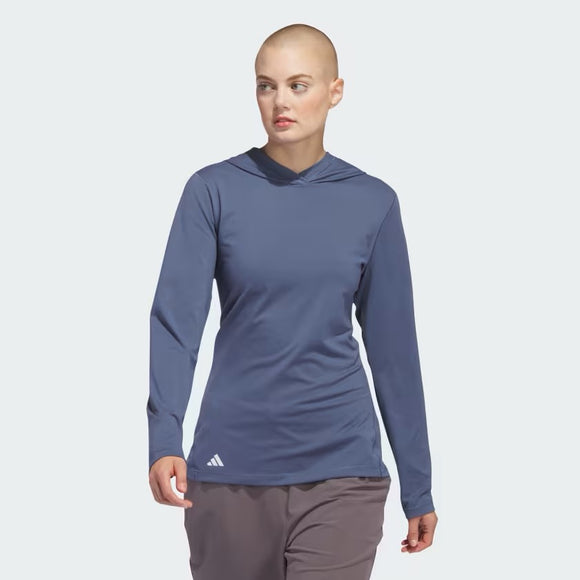 New Adidas Women's Blue Performance Golf Hoodie Size S MSP$80