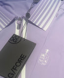 New G/Fore Women's Long Sleeve Purple Silky Tech Zip Golf Polo Size S MSP$120-4