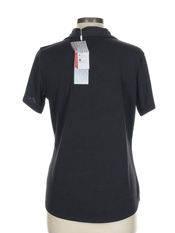 New Lady Hagen Black Short Sleeve Golf Polo Size L - 0