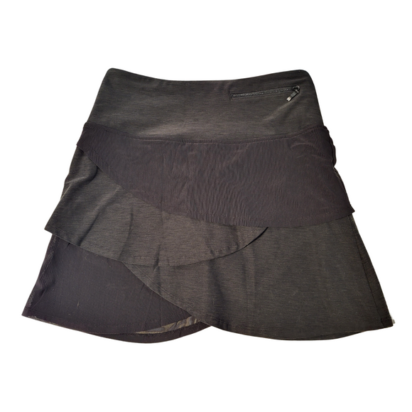 GGBlue Black Heather Layered Golf Skort. Size S