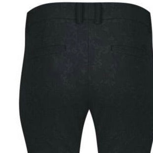 New Kjus Women's Black Ice Embossed 7/8 Golf Tregging Size L MSP$159