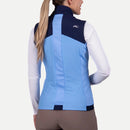 New Kjus Women's Radiation Golf Vest - Blue Opal/Atlantic BLue Size L MSP$279-2