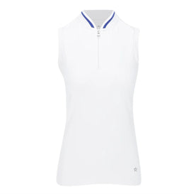 New Lohla Sport Maddie White Sleeveless Top Size M/long MSP$130