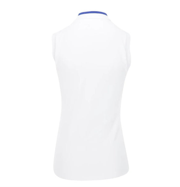 New Lohla Sport Maddie White Sleeveless Top Size M/long MSP$130