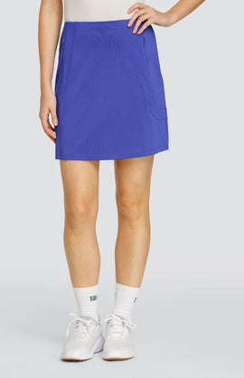 New Tail Activewear Harlan Pull-on Golf Skort in Deep Ocean MSP$107