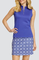 New Tail Activewear Indiana Sleeveless Golf Top - Deep Ocean MSP$95-1