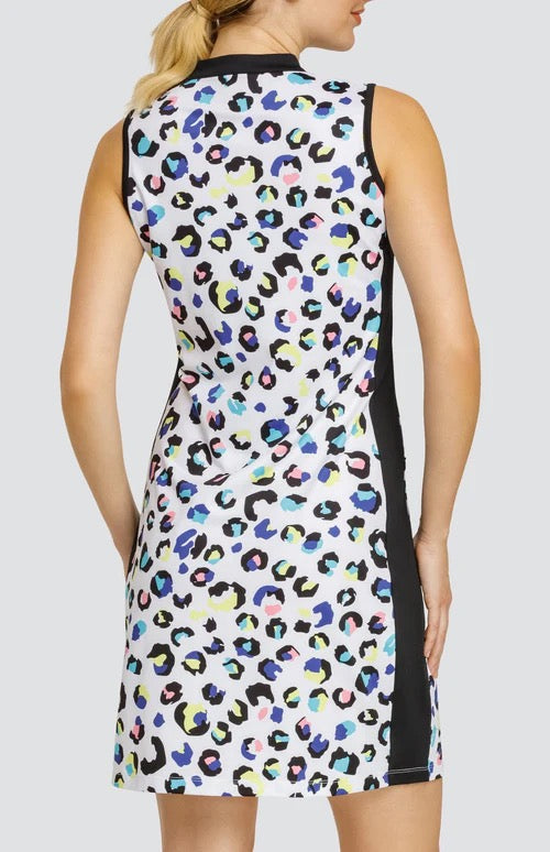 New Tail Activewear Azura Sleeveless Golf Dress - Painted Panther MSP$117