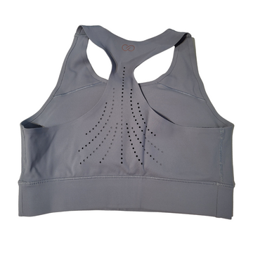 Calia Blue Gray Cutout Racerback Sports Bra Size M - 0
