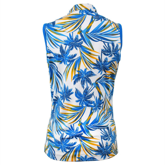 Tail Women's Maliah Sleeveless Golf Top - Jungle Quest Size XXL MSP$96