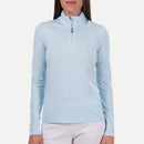 New Women's Kjus Collagen Midlayer Golf Half Zip -Icy Bllue MSP$199-1