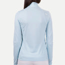 New Women's Kjus Collagen Midlayer Golf Half Zip -Icy Bllue MSP$199-2
