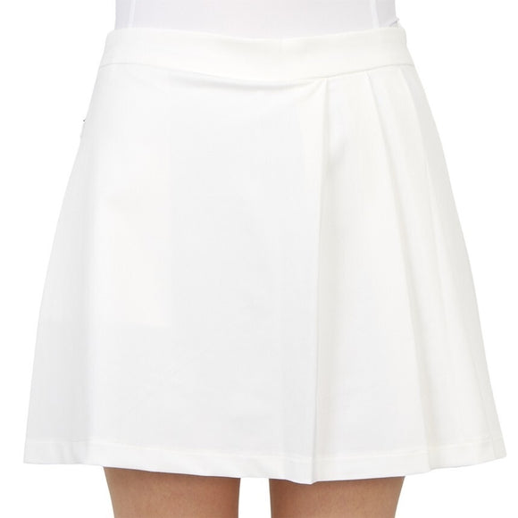 New G/Fore White Side Pleat Golf Skort MSP$155