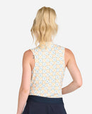 New Women's Bad Birdie Flower Power Blade Sleeveless Golf Top Size XS MSP$80-2