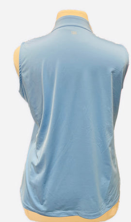 Tail Activewear White & Powder Blue Sleeveless Golf Top Size XXL MSP$92 - 0