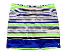 Women's Jofit Blue, White & Lime Striped Mina Jersey Golf Skort Size M. MSP$90-1