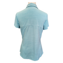 Puma Women's Light Blue Heather V-neck Golf Polo Size S MSP$55-2