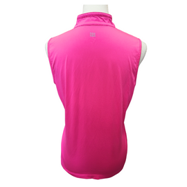 Tail Activewear Hot Pink Zip Sleeveless Golf Top Size M MSP$90 - 0