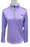 New Levelwear Women's Purple Daybreak Pullover with Logo Size S MSP$80-1