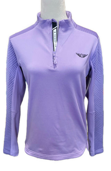 New Levelwear Women's Purple Daybreak Pullover with Logo Size S MSP$80