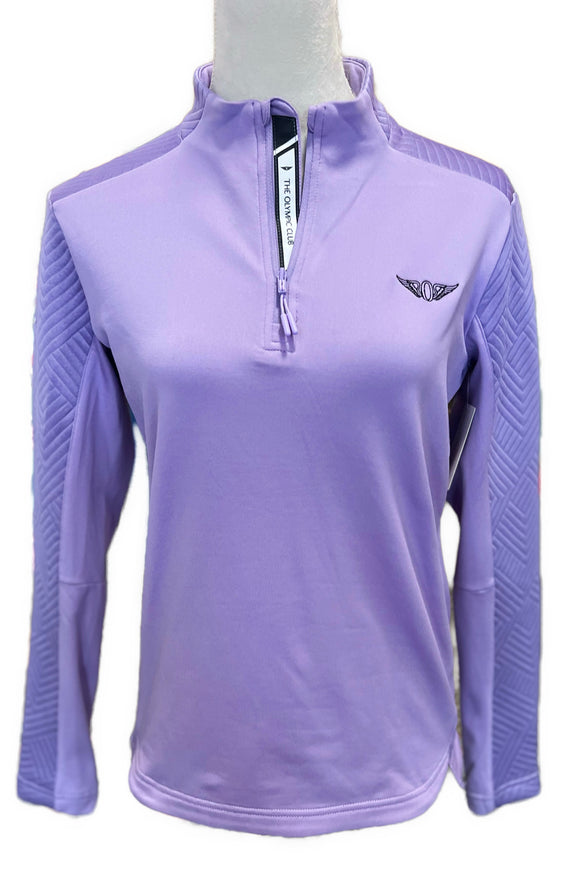 New Levelwear Women's Purple Daybreak Pullover with Logo Size S MSP$80