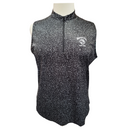 New Footjoy Golf Leisure Black & Gray Speckle Sleeveless Mock Top w/Logo Size XL-1