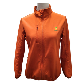 Clique Dark Orange Full Zip Jacket w/ Logo Size S