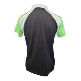 Izod Perform X Black, White & Lime Golf Polo Size S - 0