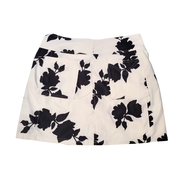 Jofit Women's White & Black Floral Golf Skort Size 4  MSP$92