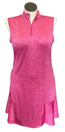 Ladies Greg Norman Pink Heather Golf Dress Size L MSP$120-1