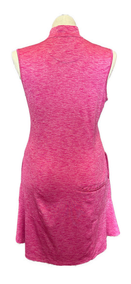 Ladies Greg Norman Pink Heather Golf Dress Size L MSP$120 - 0