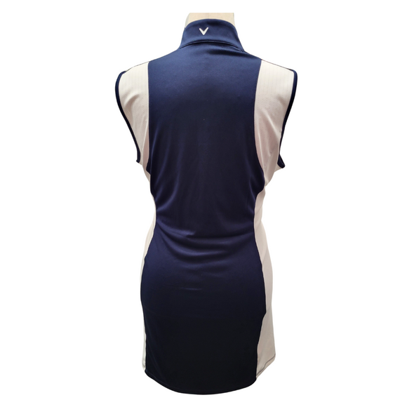 Callaway Navy & White Colorblock Women's Golf Dress Size XL