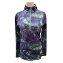 Nike Dri-Fit Lime, Aqua & Navy Palm 1/4 Zip Active Pullover Size XL-1