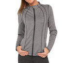 Belyn Key Lightweight Gray Herringbone Touring Golf Jacket Size L MSP$220-1