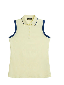 J.Lindeberg Women's YellowLila Sleeveless Golf Polo Size XL MSP$95