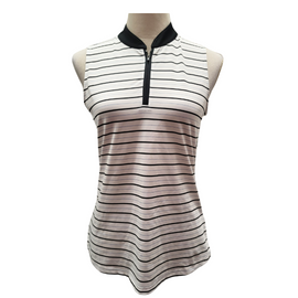 New Skechers Black, White & Blue Backswing Sleeveless Polo Size S MSP $40