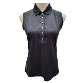 Daily Sports Mesh Cutout Women's Golf Sleeveless Polo Size S