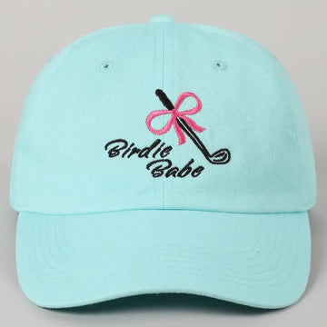 New Birdie Babe Golf Club Ribbon Embroidery Cap