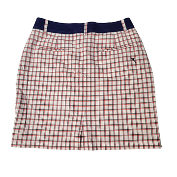 Chervo Red, White & Blue Plaid Skort S - 0